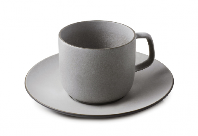 Preview: EQUINOXE TEETASSE MIT UNTERTASSE 200 ml Pfeffer