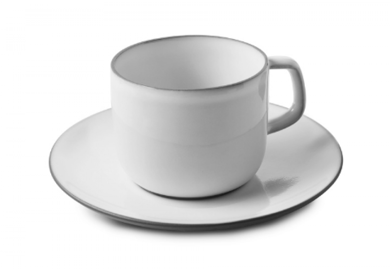 Preview: EQUINOXE TEETASSE MIT UNTERTASSE 200 ml Weiss Kumulus