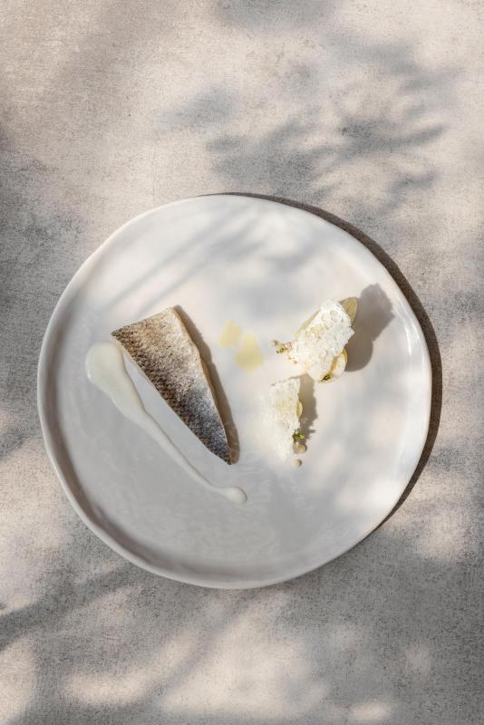 Preview: YLI FLACHER TELLER 28,5 CM Alabaster Weiss