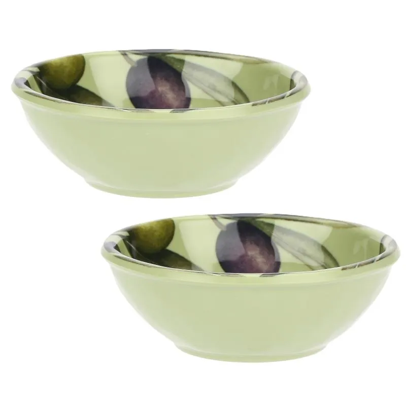 Geschirr 8 - teilig Olive Melamin