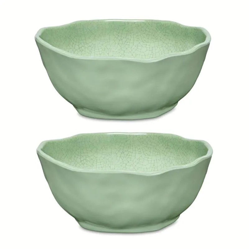 Geschirrset 8-teilig Atmosfera grün Melamin 