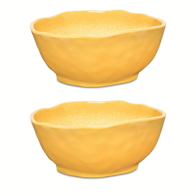 Preview: Melamin Geschirrset 8-teilig Atmosfera ocker