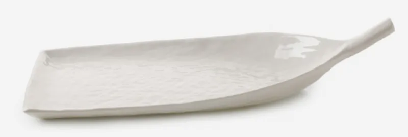 YLI SCHAUFELPLATTE 36 CM Alabaster Weiss