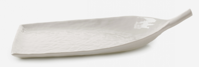 Preview: YLI SCHAUFELPLATTE 36 CM Alabaster Weiss