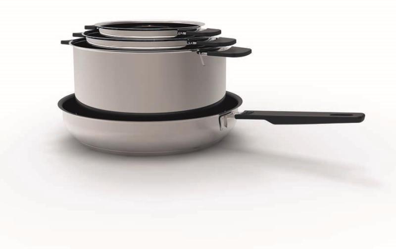 Preview: Smart & Compact Set- Kochtöpfe 1.5L/3L/5L