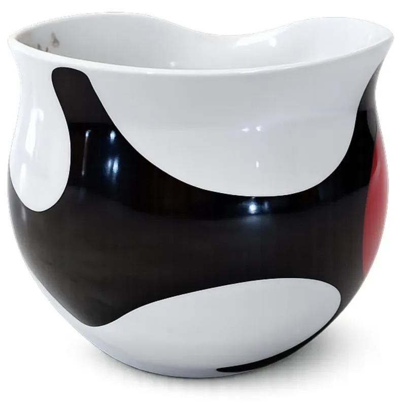 Luigi Colani Porzellan Kaffeebecher XXL spot red