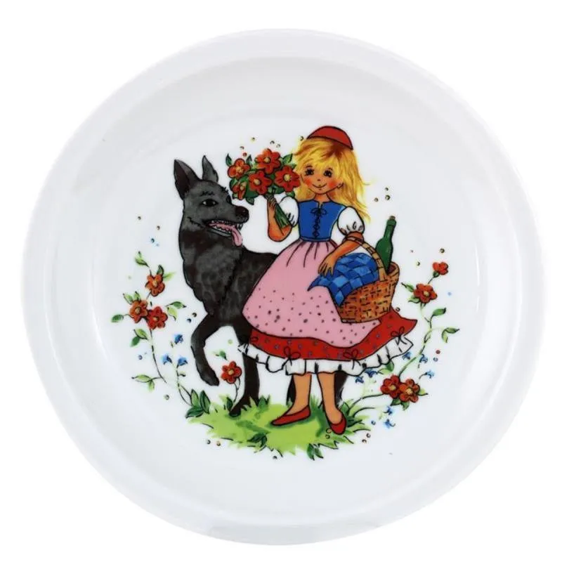 Teller flach 20 cm Rotkäppchen