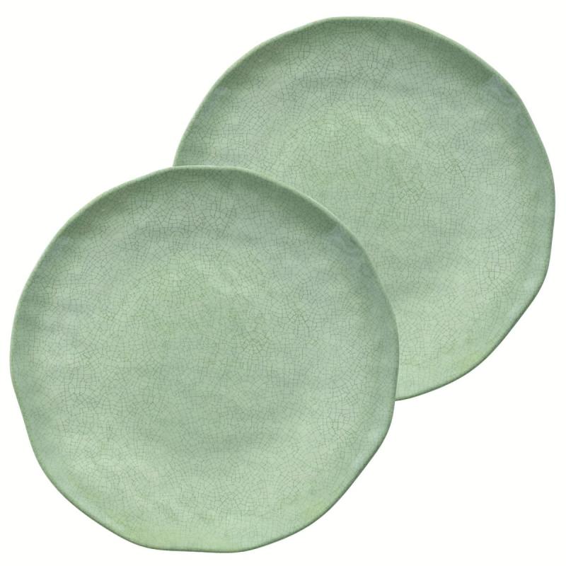 Preview: Melamin Geschirrset 8-teilig Atmosfera grün