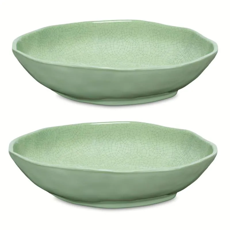 Geschirrset 8-teilig Atmosfera grün Melamin 