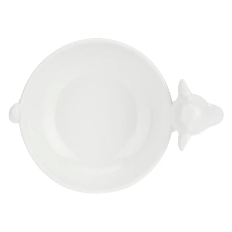 Servierschale für Mozzarella "Servi Mozzarella" Fattoria La Porcellana Bianca Novo 27 x 18 x 11 cm