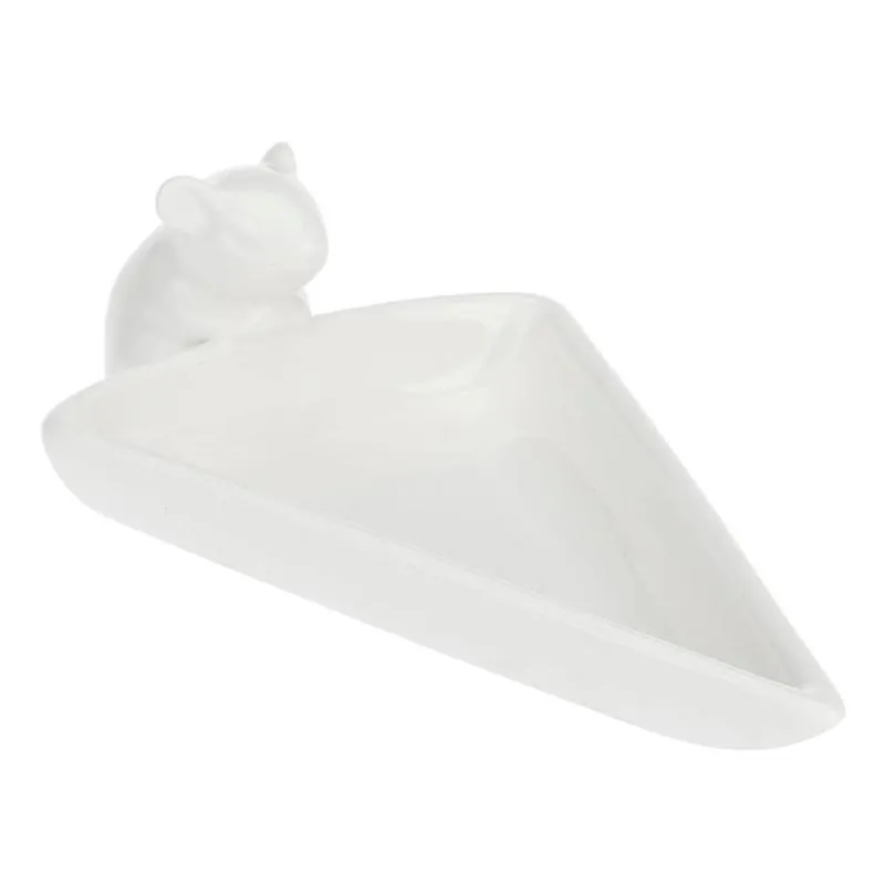 Käse-Servierplatte "Piatto Servi Formaggio" Fattoria La Porcellana Bianca Novo 20,5 x12 x 5,5 cm