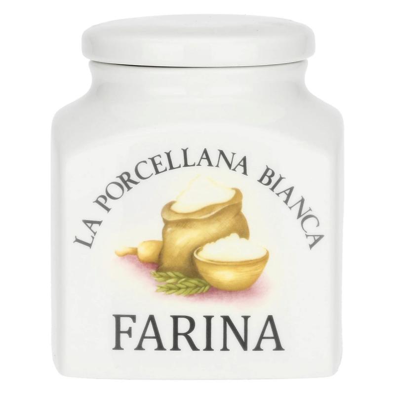 Preview: Vorratsdose Farina La Porcellana Bianca Novo 1,1 l