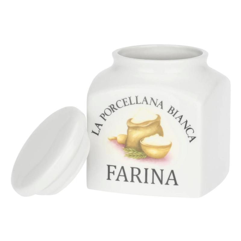 Preview: Vorratsdose Farina La Porcellana Bianca Novo 1,1 l