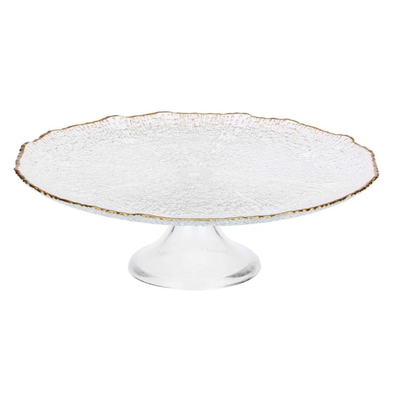 Preview: Tortenplatte auf Fuß Maesta La Porcellana Bianca Novo 33 x 11,5 cm