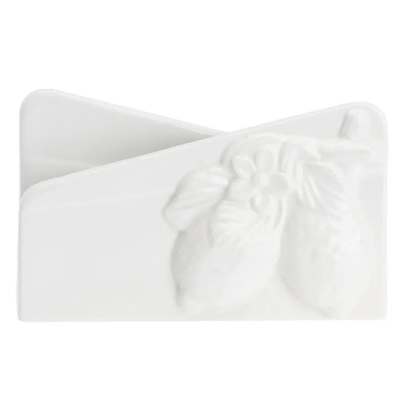 Serviettenhalter 2er Set "Portatovaglioli Limoni" Fattoria 16 x10 cm