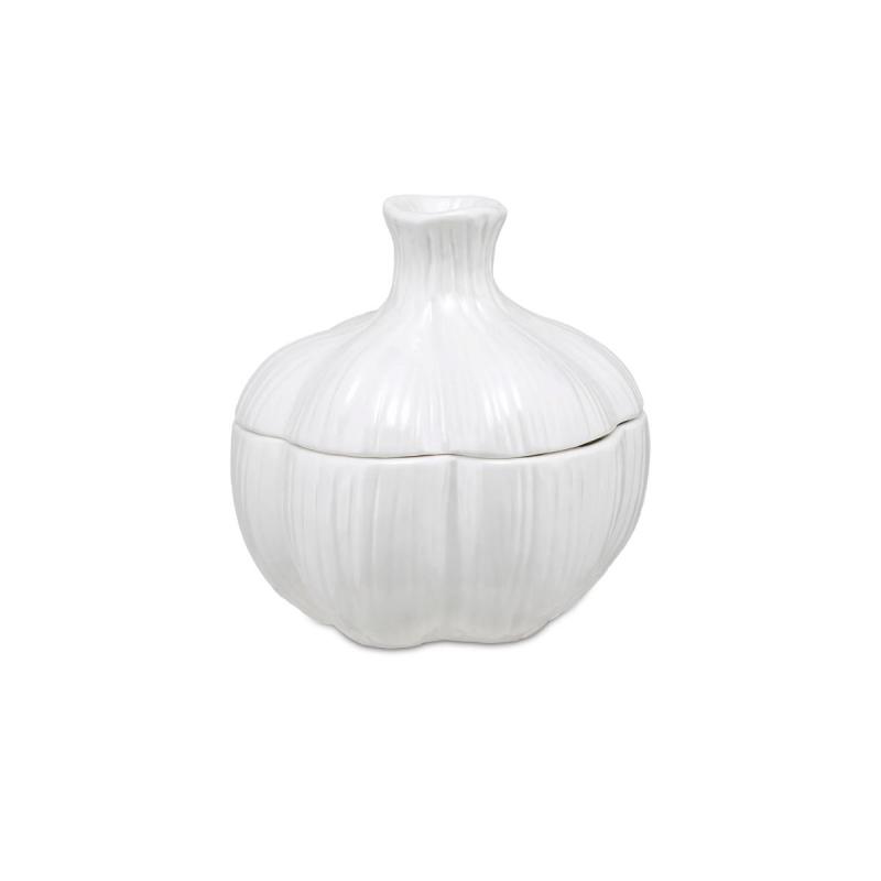 Preview: Knoblauchtopf "Porta Aglio" Fattoria La Porcellana Bianca Novo 12 x12 cm