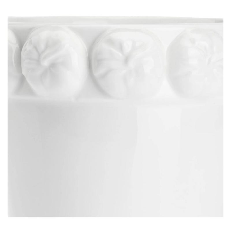 Preview: Allzwecktopf/ Tischmülleimer "Cachepot Pomodori" Fattoria La Porcellana Bianca Novo 11 x 12 cm