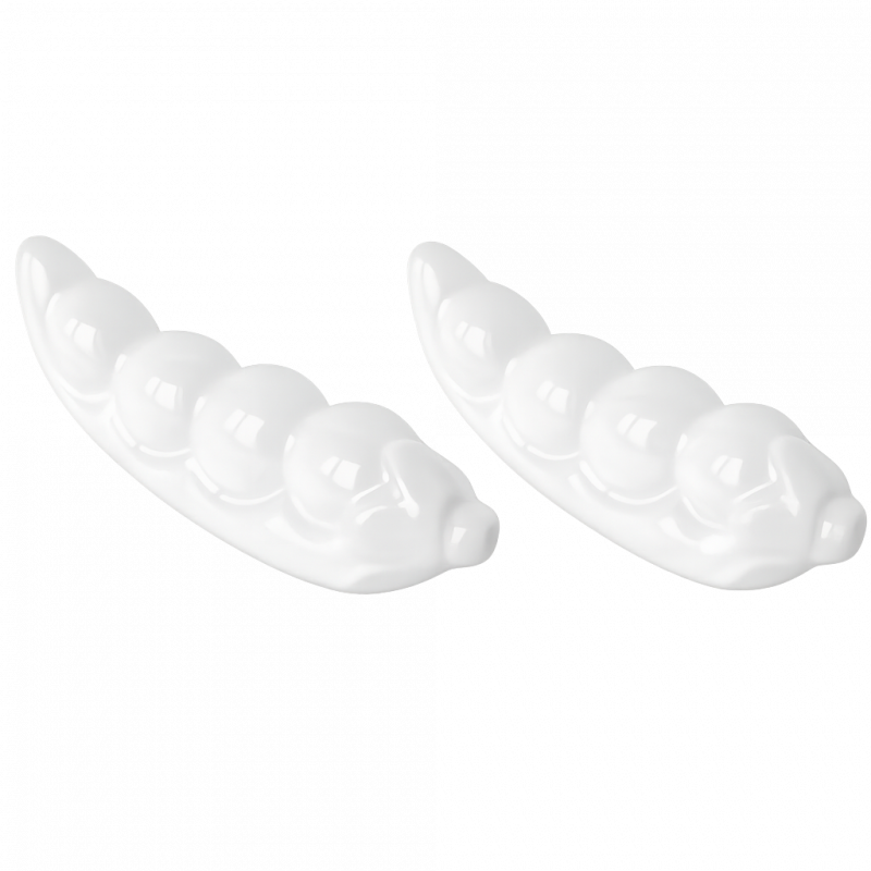 Preview: Besteckablage 2er Set "Poggiaposate Baccello" Fattoria 7 x 3 cm