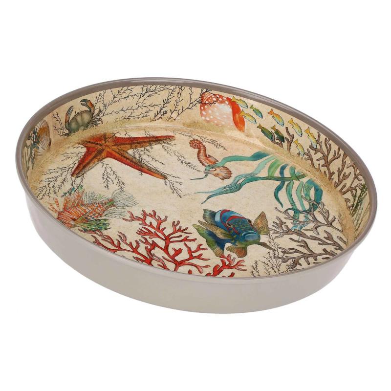 Preview: Serviertablett Ø 35 cm Sea Life