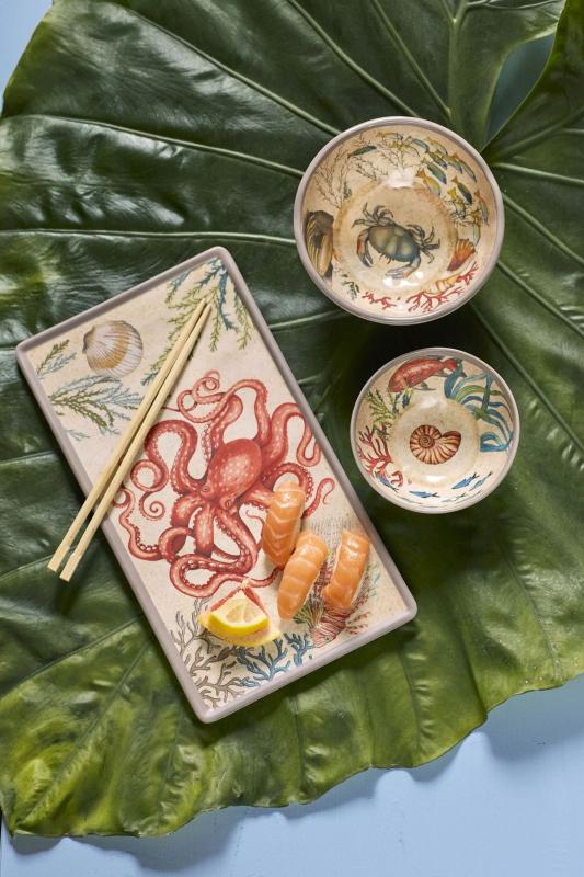 Schale Ø 15 cm Sea Life Set mit 2 Stück