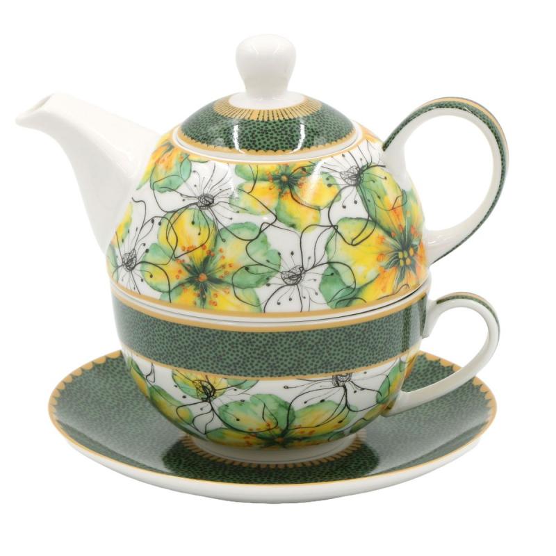 Preview: Tea4One mit Untertasse MIRABILIA 400 ml "Libellula"