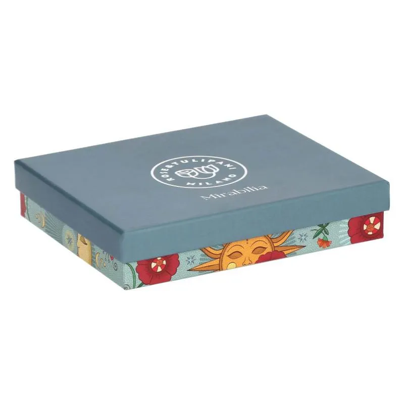 Schale/ Porzellanplatte rechteckig MIRABILIA 16 x 20 cm „Sole & Luna“