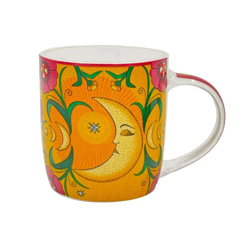 Preview: Porzellanbecher 2er Set MIRABILIA 350 ml „Sole & Luna“