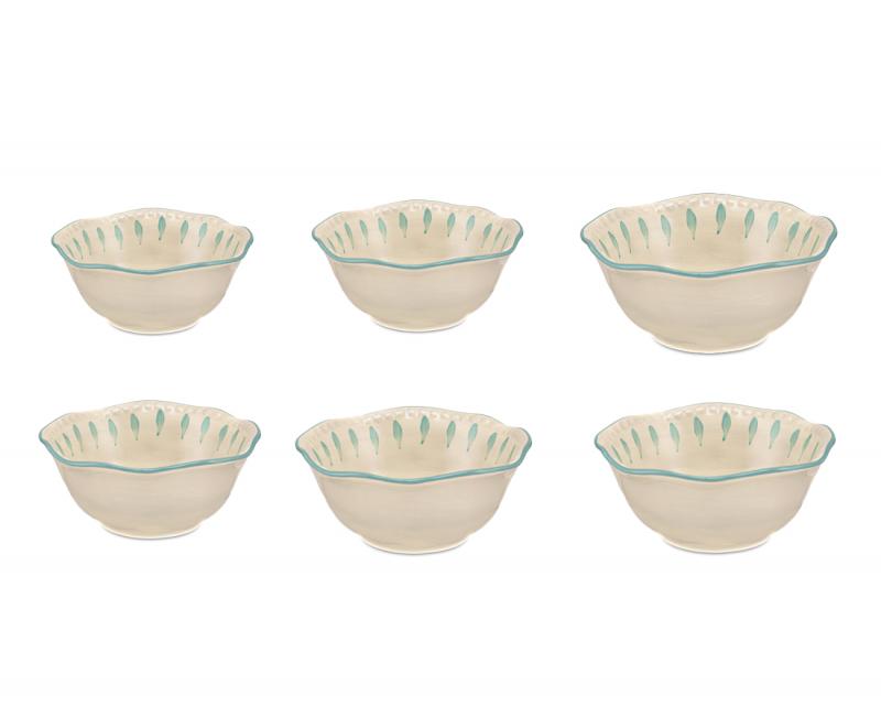 Preview: Beilagenschale Domitilla Aqua Grün