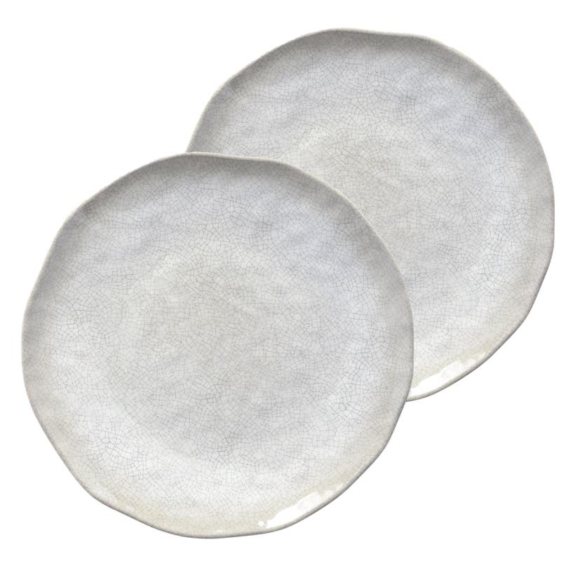 Teller flach Ø 27 cm Atmosfera Taube Set mit 2 Stück