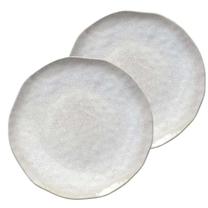 Teller flach Ø 27 cm Atmosfera Taube Set mit 2 Stück