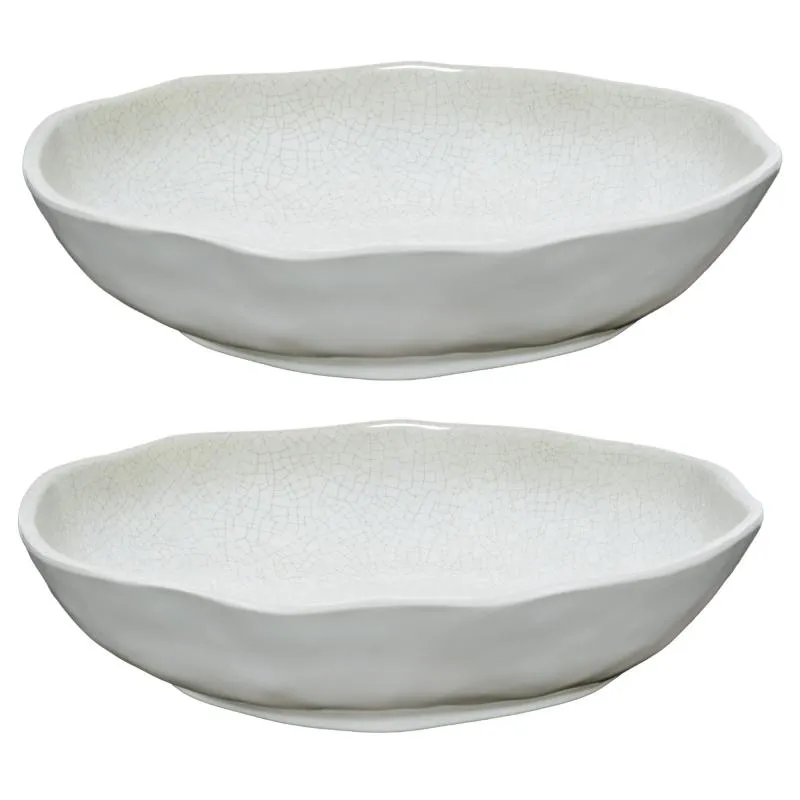 Teller tief / Suppenteller Ø 21 cm Atmosfera Taube Set mit 2 Stück