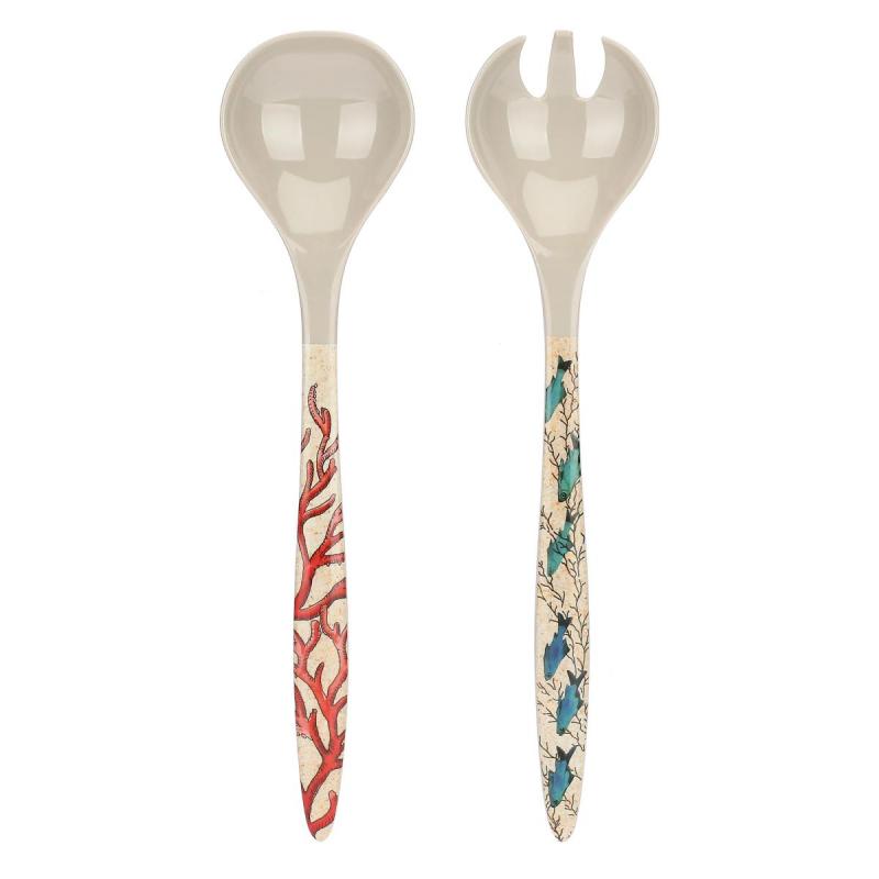 Salatbesteck 29 x 7 cm Sea Life