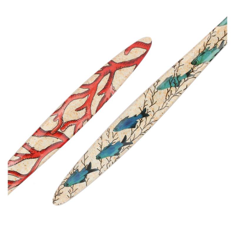 Preview: Salatbesteck 29 x 7 cm Sea Life