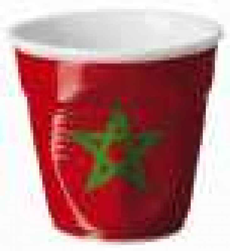 Knickbecher Espresso 0,08 Flagge Maroco
