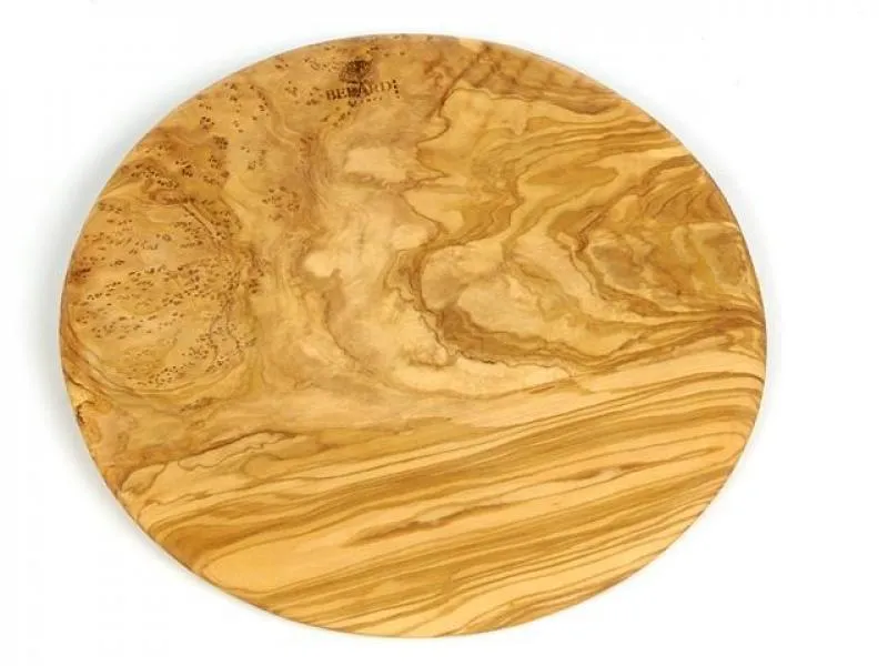 Rundes Brett ca. 23 cm rund, 4 cm hoch, Olivenholz