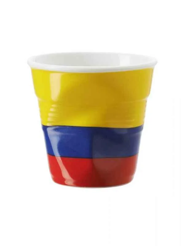 Knickbecher Espresso 0,08 Flagge Kolumbien