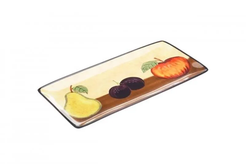 Kuchen/Servierplatte handbemalt 