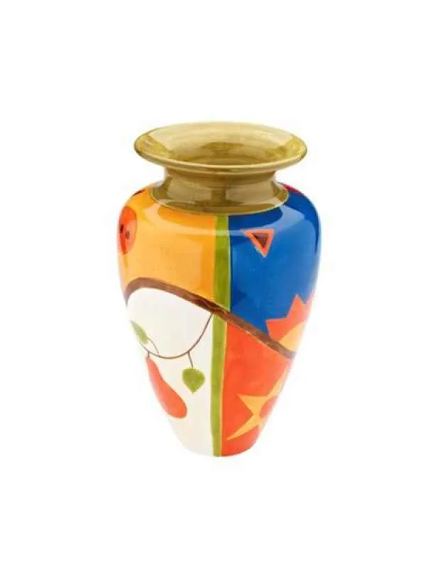 Vase 24cm handbemalt