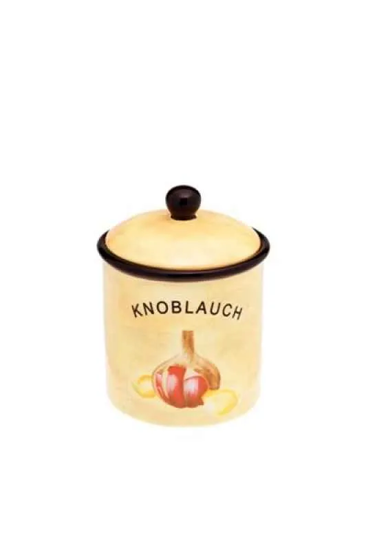 Knoblauchtopf handbemalt 