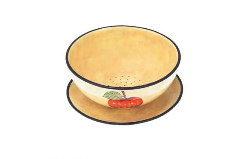 Obstwäscher 22cm 2tl handbemalt 