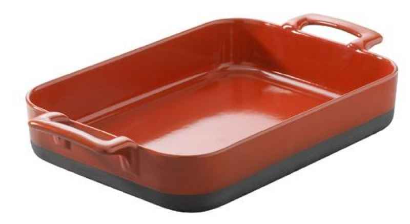 Preview: AUFLAUFFORM 70 cl RECHTECKIG Piment-rot REVOL