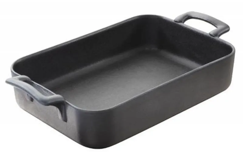 AUFLAUFFORM 170 cl RECHTECKIG Gusseisenoptik REVOL