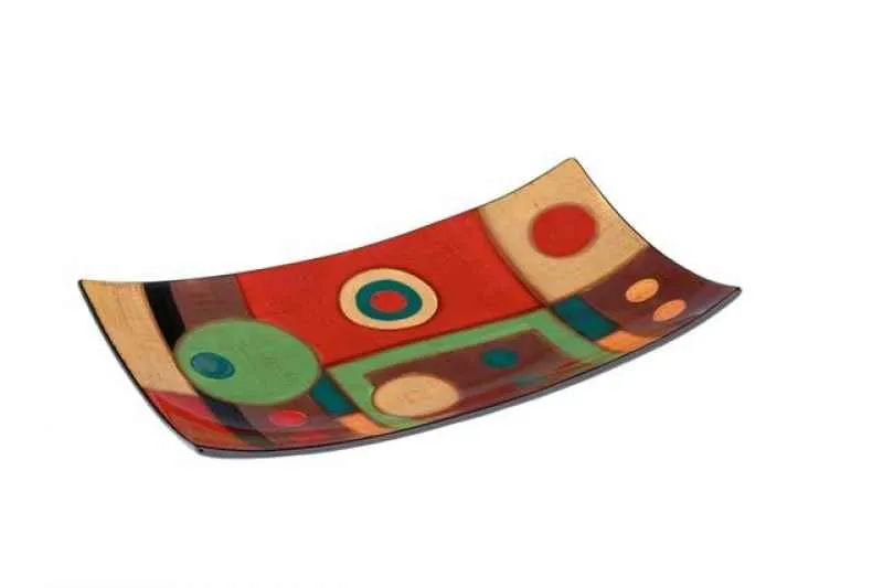 Obstschale 37cm handbemalt 