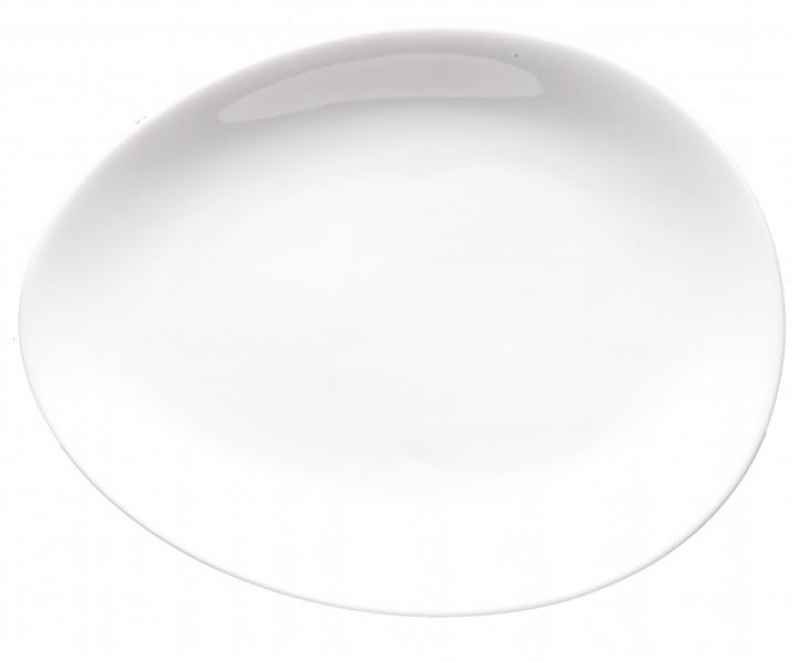 Preview: Luigi Colani Porzellan Teller Set 2 tlg. weiß