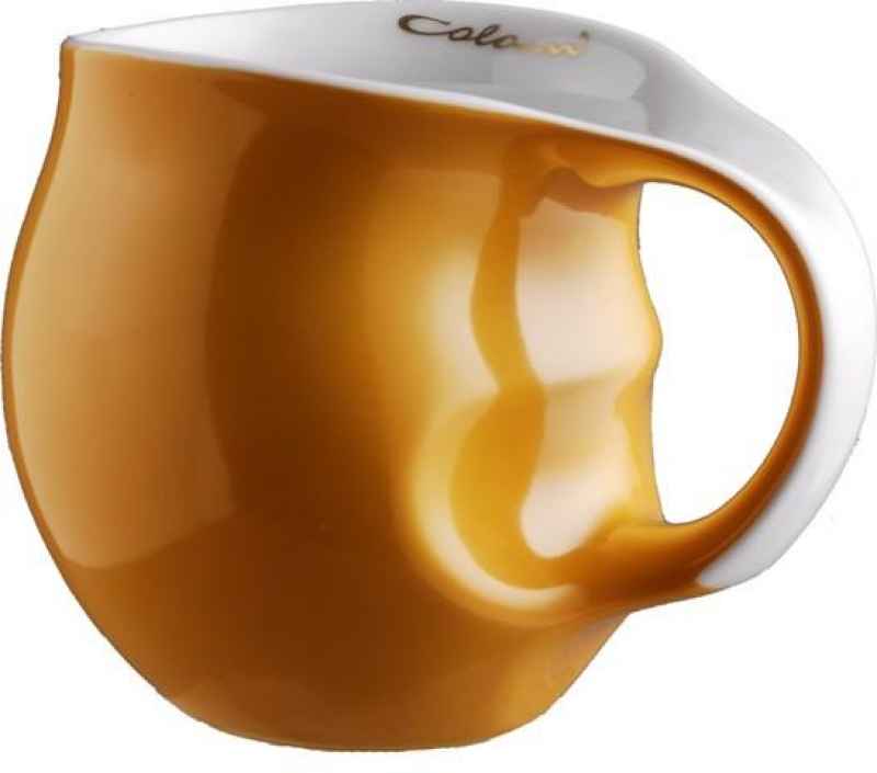 Luigi Colani Porzellan Kaffeebecher orange