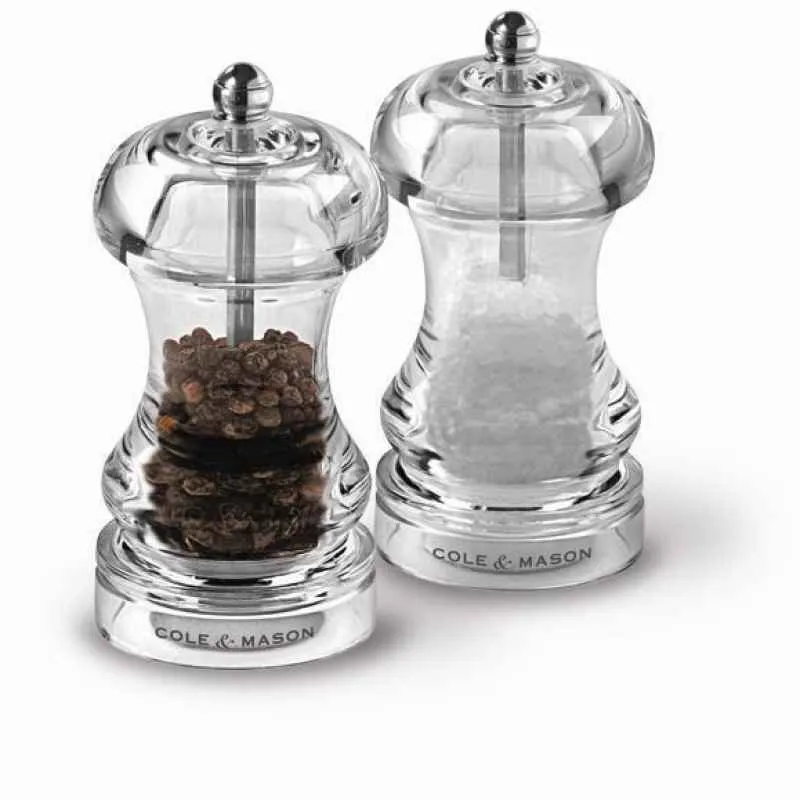 Cole & Mason Capstan 145 Pfeffemühle Clear Blk 115mm