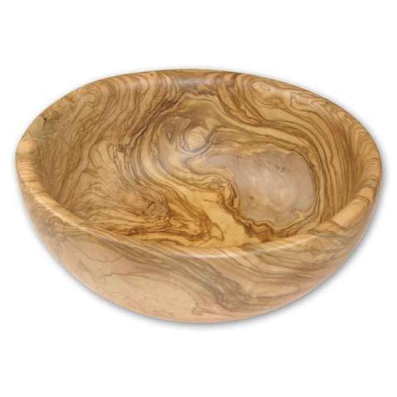Obstschale ca. 28 - 29 cm rund, Olivenholz