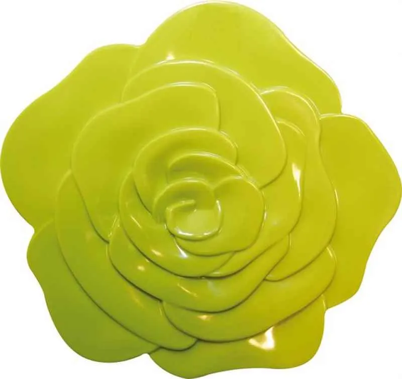 Topfuntersetzer Rose grün