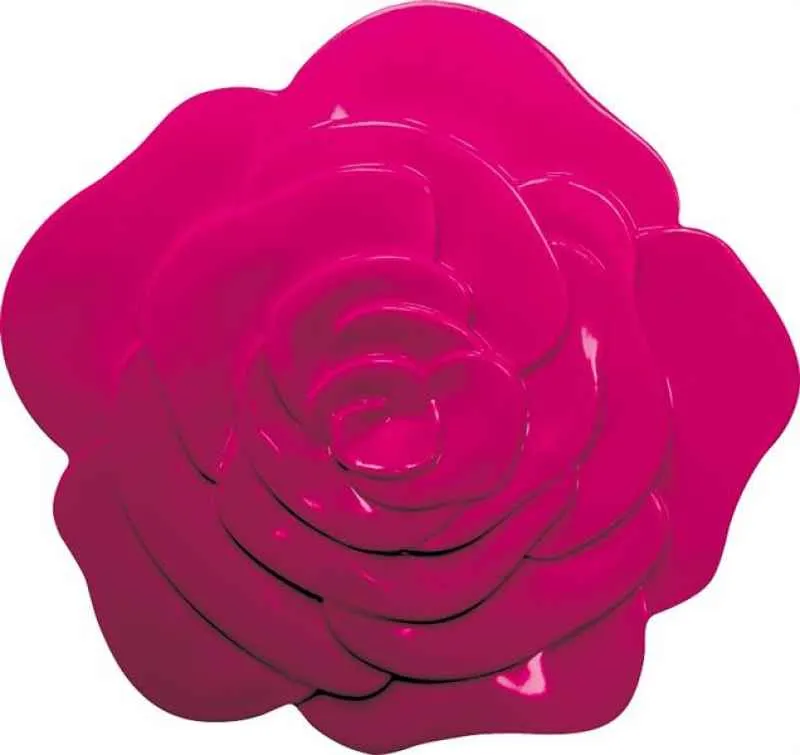 Topfuntersetzer Rose himbeere