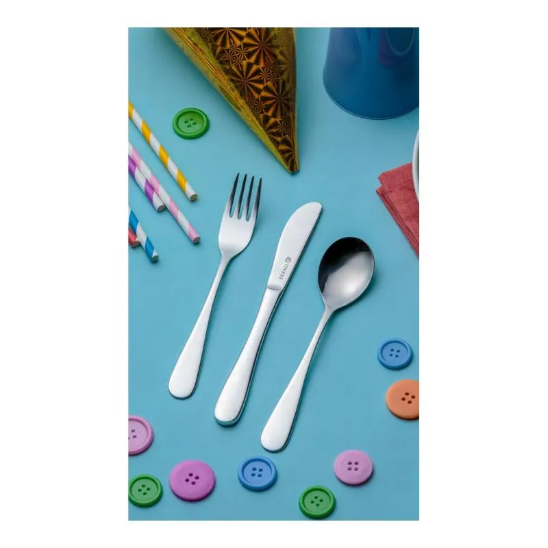 Viners Baby-Besteck 3er-Set Edelstahl/Kunststoff